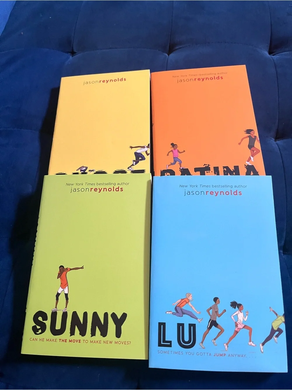Track Series by Jason Reynolds Set of Four Books